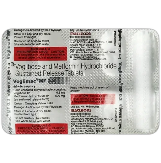 voglimac mf 0.3mg tablet 10's